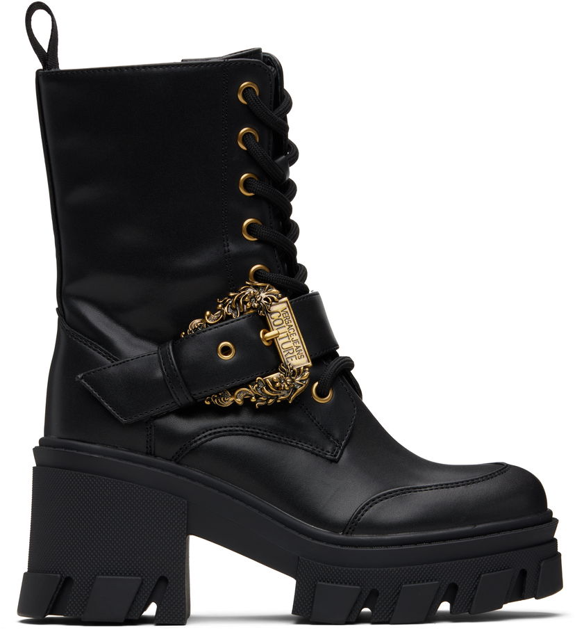 Tennarit ja kengät Versace Versace Jeans Couture Baroque Buckle Drew Boots Musta | E79VA3S86_E71570
