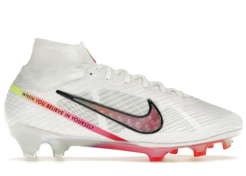 Tennarit ja kengät Nike Zoom Mercurial Superfly 9 Elite FG Marcus Rashford Better Believe It Valkoinen | FD1171-100, 0