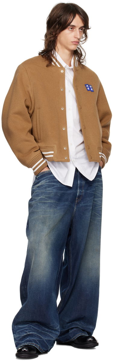 Bomber-takki ADER ERROR TRS Tag Varsity Bomber Jacket Ruskea | BM42FYJK0504CM, 3