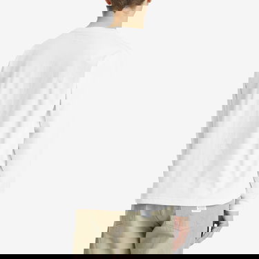 T-paita BEAMS Beams Plus Long Sleeve Pocket Tee, Size Large Valkoinen | 3814-0066-156-01, 3