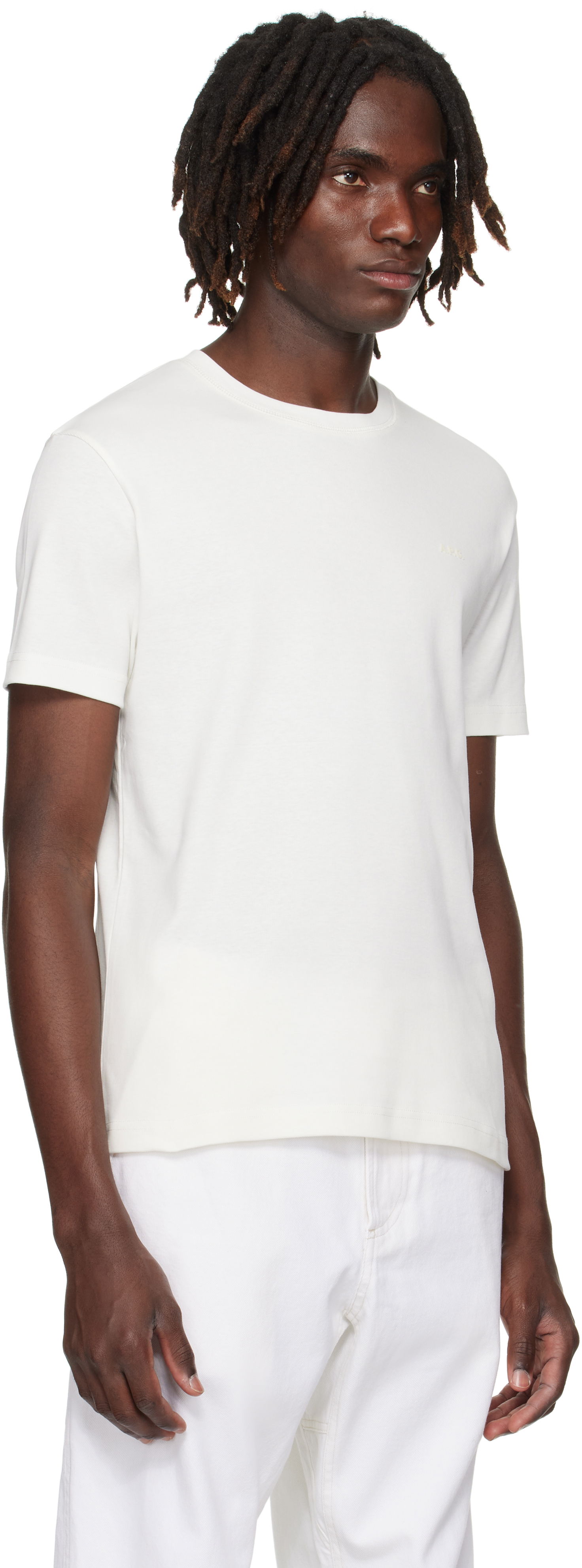 T-paita A.P.C. Lewis T-Shirt Valkoinen | COGXB-H26257, 1