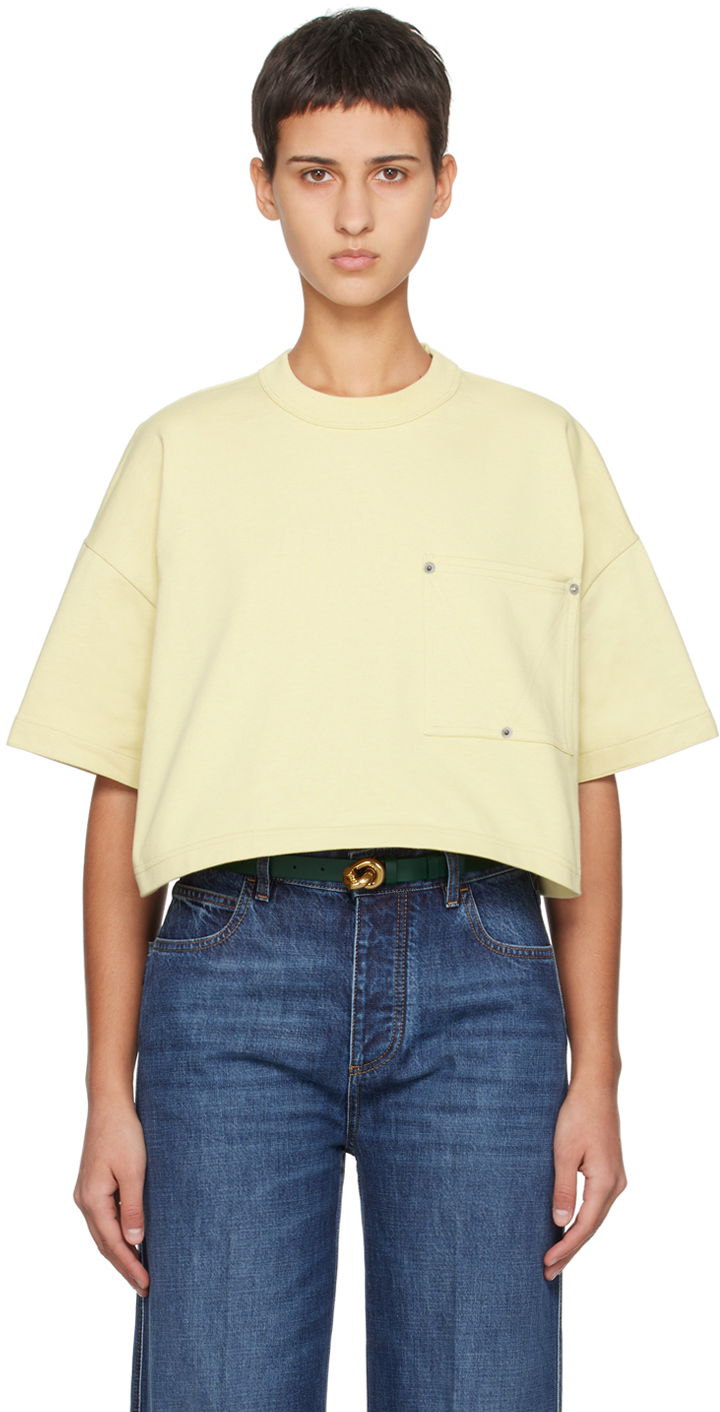 T-paita Bottega Veneta Relaxed T-Shirt Keltainen | 777597 VKLZ0