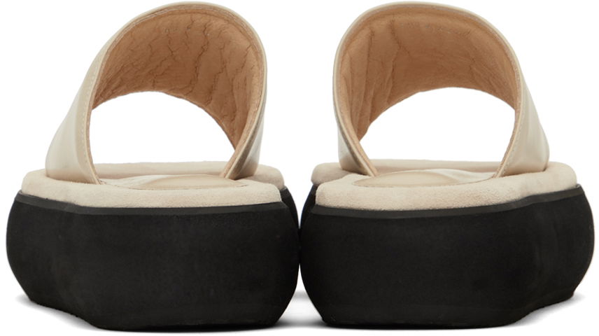 Kengänhoito OSOI OSOI Boat Padded Slides Beige | 21FS030-14-02, 1