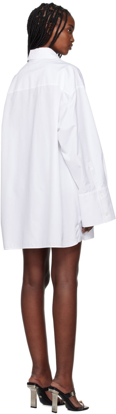 Paita Off-White Off-White Poplin Roxy Shirt Dress Valkoinen | OWDG009S25FAB0010110, 2
