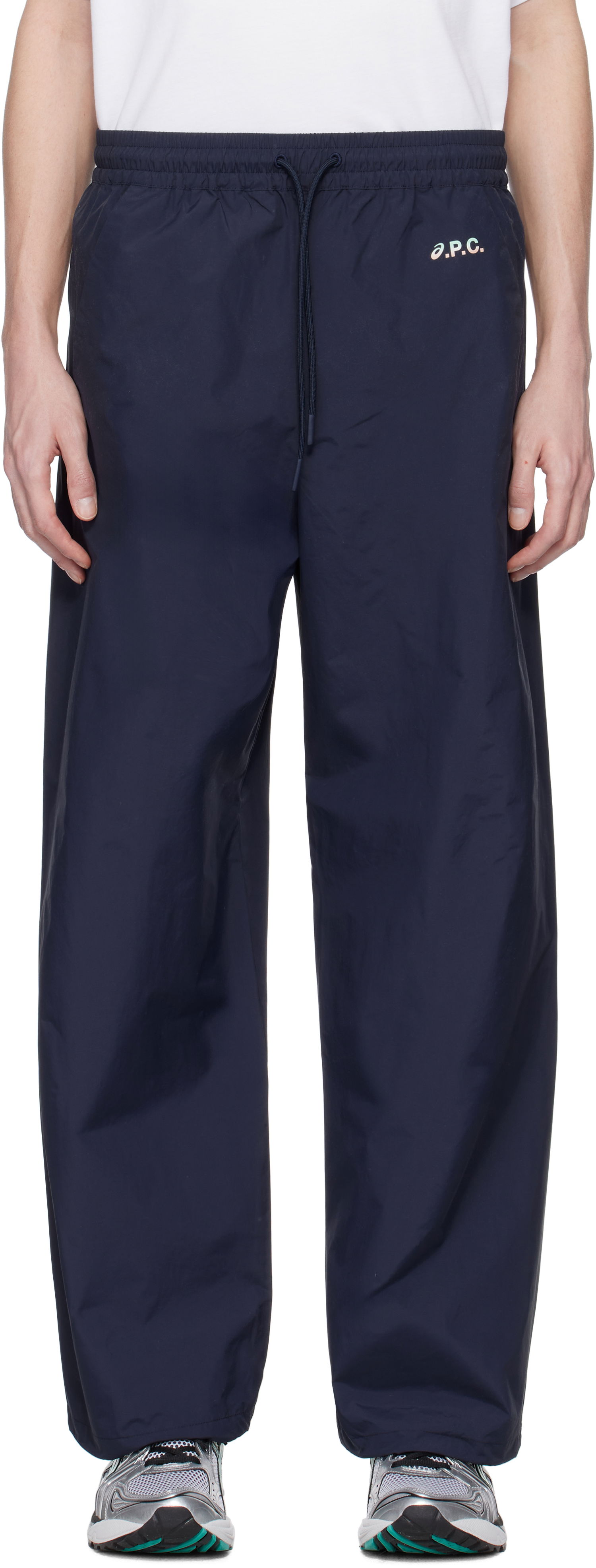 Verryttelyhousut A.P.C. ASICS Edition Haze Trousers Tummansininen | PSAKM-M08478, 0