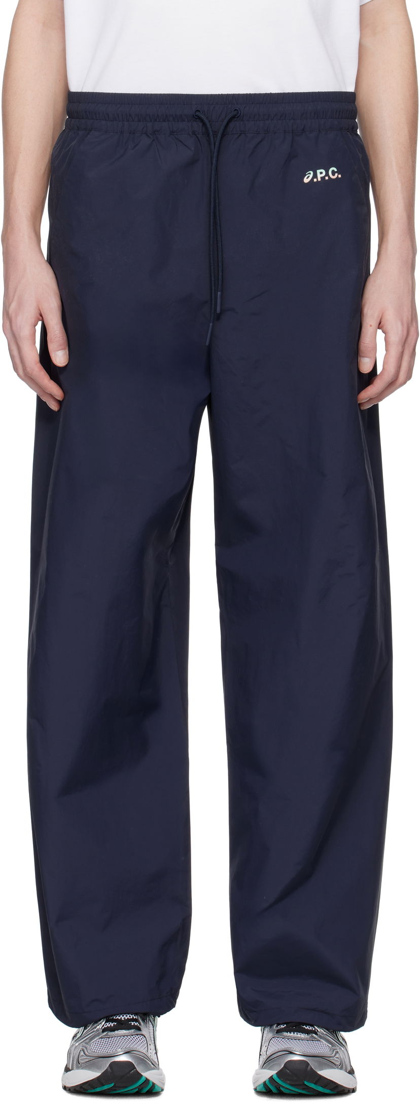 Verryttelyhousut A.P.C. ASICS Edition Haze Trousers Tummansininen | PSAKM-M08478