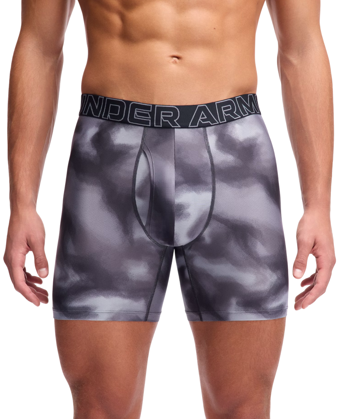 Nyrkkeilijät Under Armour Under Armour Print 6in Boxer Shorts, 3-Pack Harmaa | 1383885-024, 1
