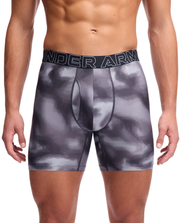 Nyrkkeilijät Under Armour Under Armour Print 6in Boxer Shorts, 3-Pack Harmaa | 1383885-024, 1