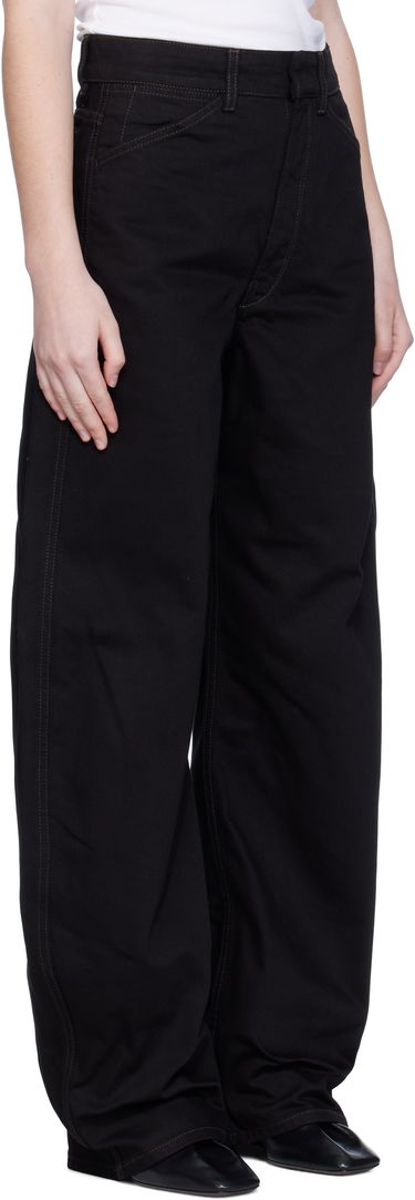 Jeans LEMAIRE Lemaire High Waisted Curved Jeans Musta | PA1264 LD1055, 1