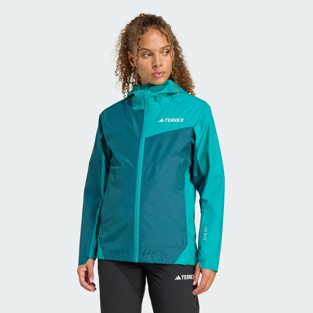 Takki adidas Performance Terrex Multi 2.5L Rain.Rdy Jacket Turkoosi | JL9822, 0