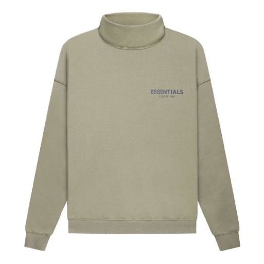 Villapaita Fear of God Essentials Pullover Mock Neck Sweatshirt Vihreä | FOG-FW21-010