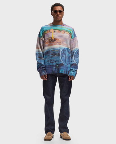 Villapaita JW Anderson PRINTED JUMPER Sininen | KW1222-YN0373-835, 1