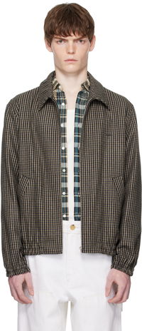 A.P.C. Gilbert Houndstooth Zip Jacket