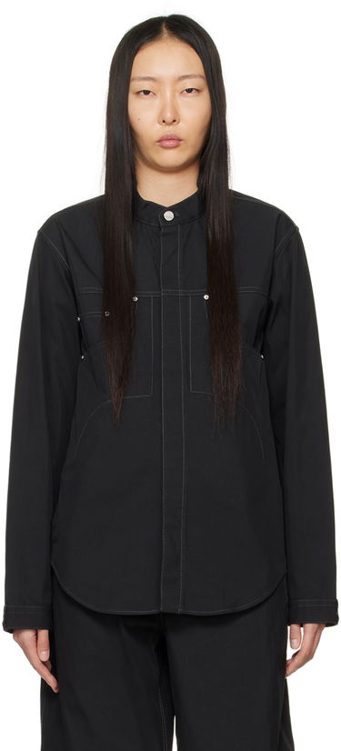 Paita Dion Lee Rivet Denim Jacket Musta | C5040PS24, 0