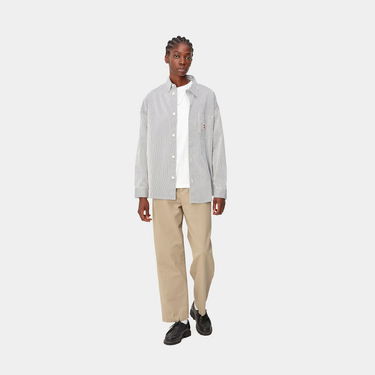 Housut Carhartt WIP Cara Pant "Wall garment dyed" Beige | I029802_G1_GD, 4
