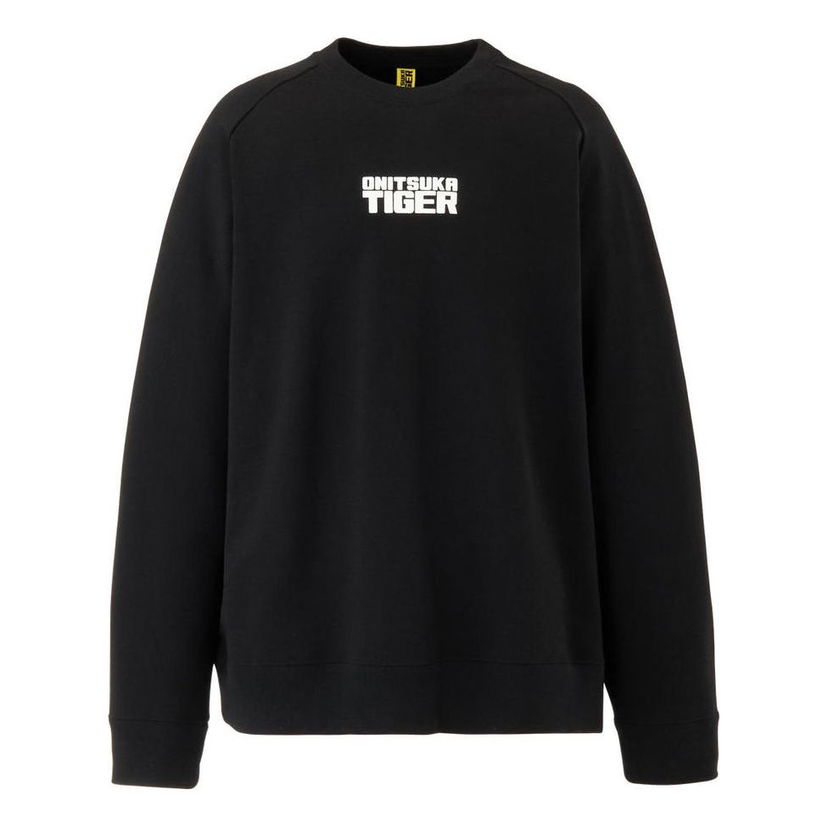 Villapaita Onitsuka Tiger Onitsuka Tiger Men's Crewneck Sweatshirt Musta | 2183B404-001
