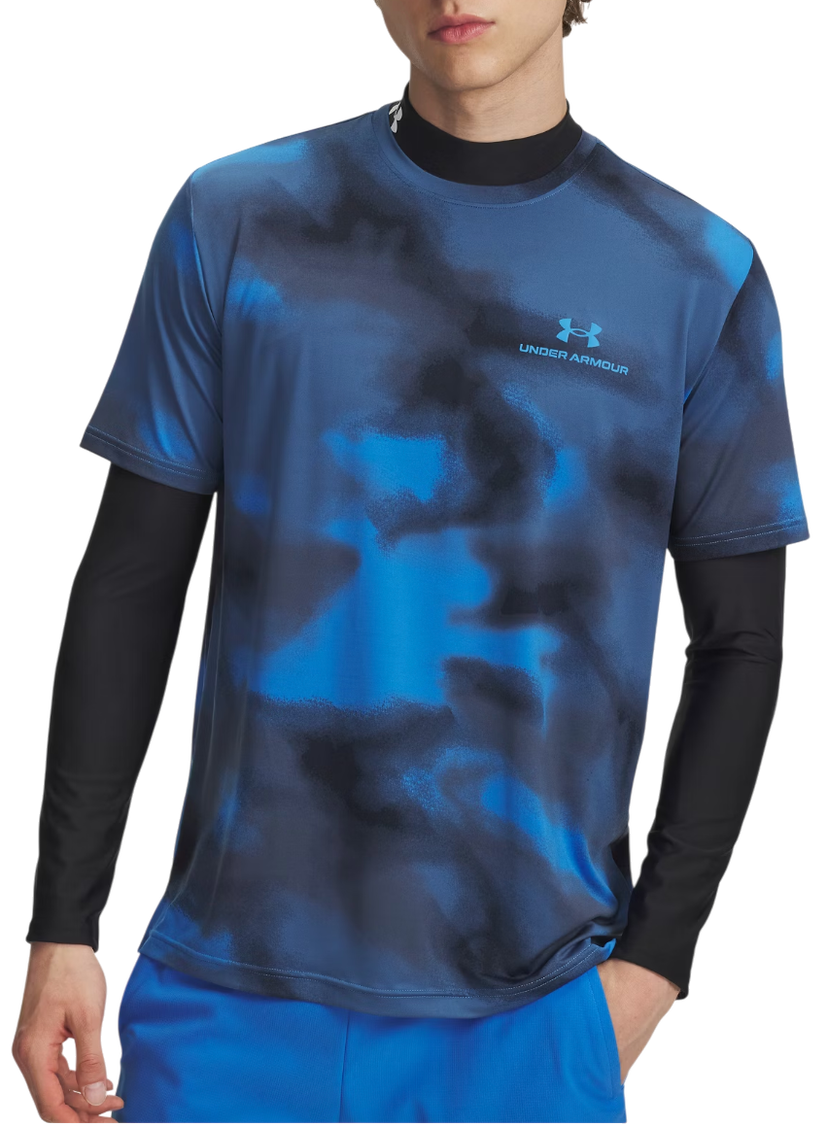 T-paita Under Armour Vanish Energy Printed Short Sleeve T-Shirt Sininen | 1383974-402
