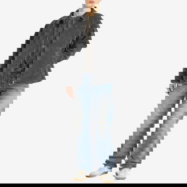 Takki Maison Margiela Heavy Weight Washed Chore Jacket, Size Small Harmaa | SH0AM0041-M35249-900, 4