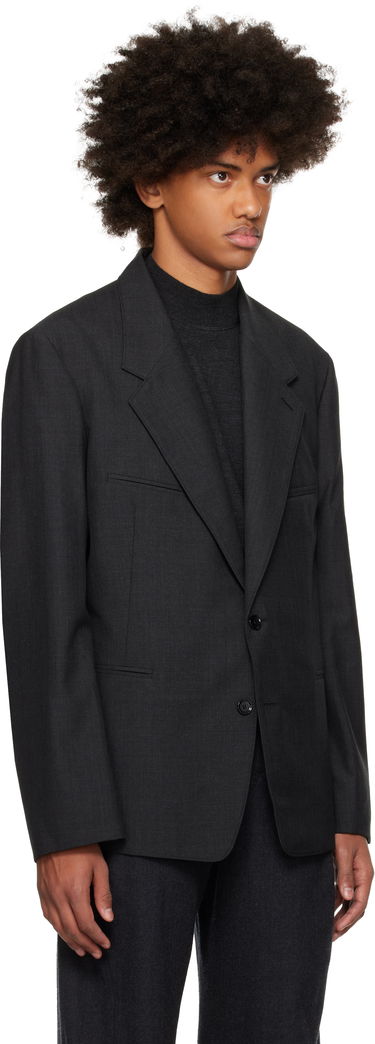 Takki LEMAIRE LEMAIRE Tailored Single Breasted Blazer Musta | JA1056 LF414, 1