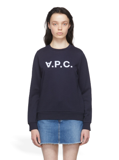 Huppari A.P.C. Cotton Tummansininen | COECQ-F27644