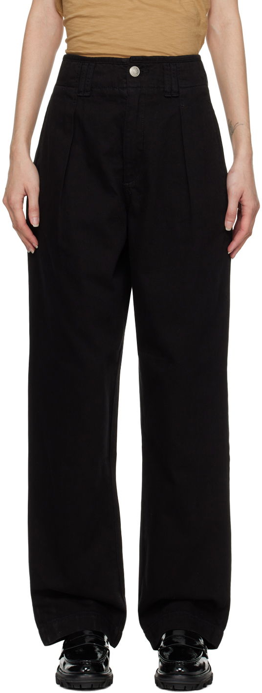 Housut rag & bone rag & bone Pleated Trousers Musta | WDD22H2933F2BL