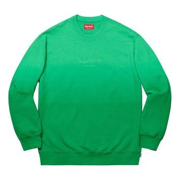 Villapaita Supreme Supreme Dipped Crewneck Sweatshirt Vihreä | SUP-SS19-495