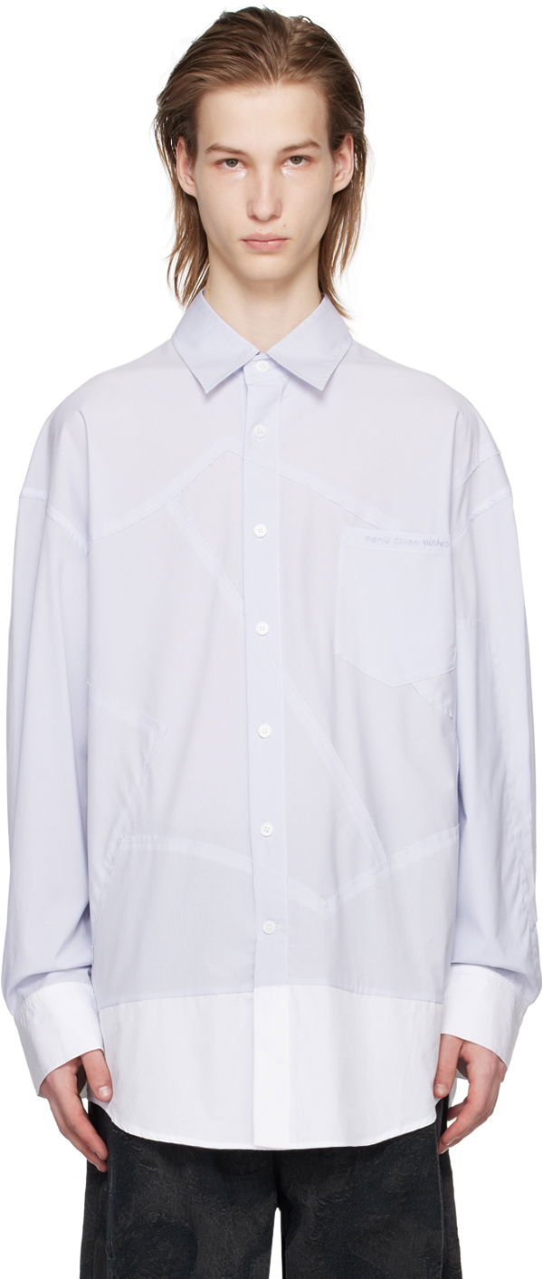 Paita Feng Chen Wang Feng Chen Wang Patchwork Shirt Violetti | FMS17SR07