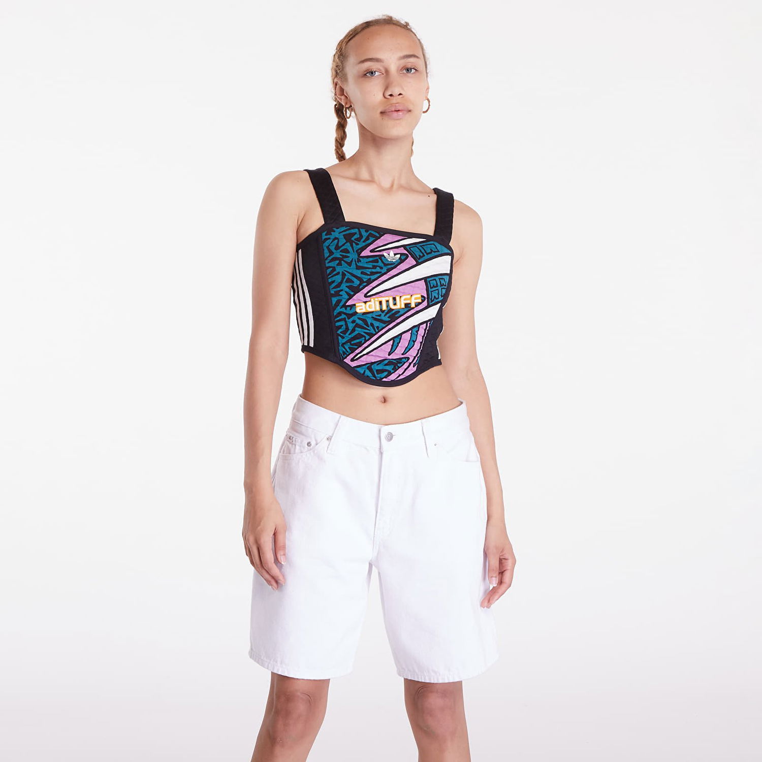 Crop top adidas Originals Corset Monivärinen | IX9883, 0