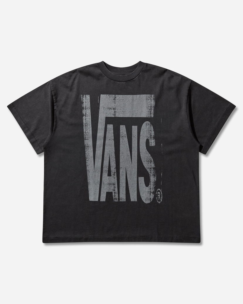 T-paita Vans Act of Disagreement Brushed Logo T-Shirt Musta | VN000TR2EMQ1