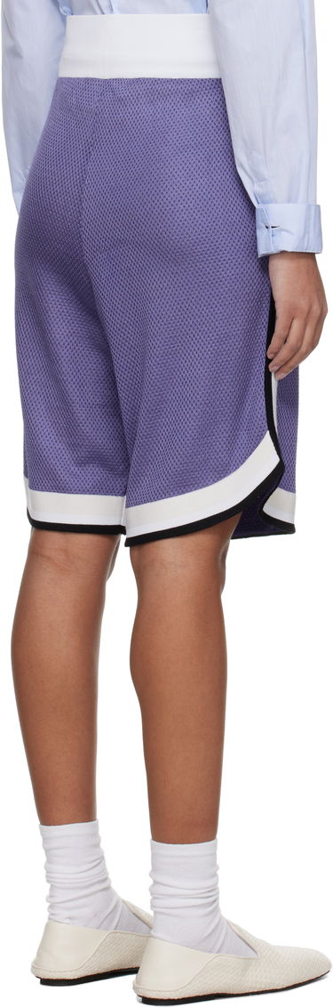 Shortsit Wales Bonner Wales Bonner Rio Knit Shorts Violetti | US25KN11-KN01-500, 2