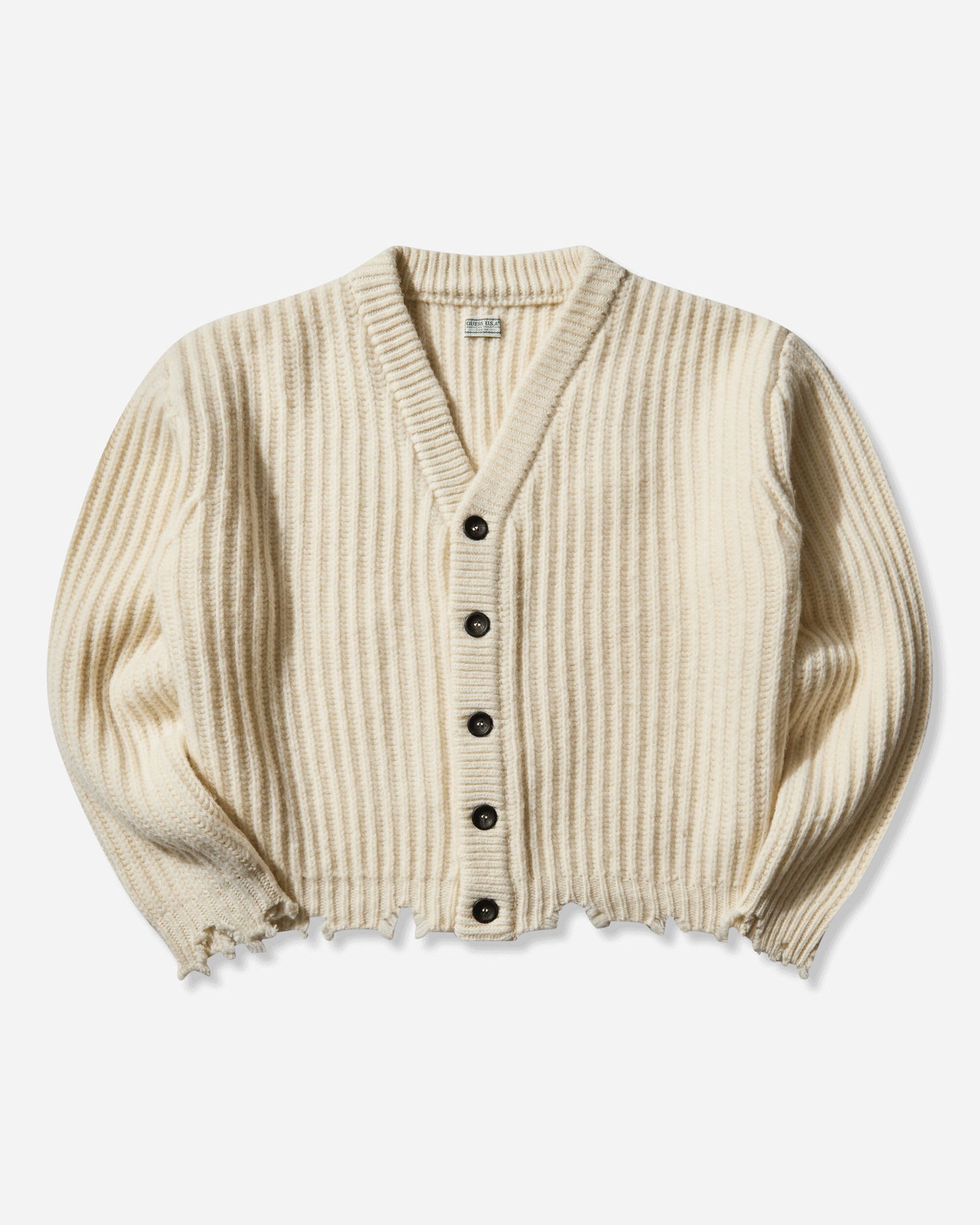 Villapaita GUESS Frayed Cardigan Beige | M5BR54Z1020 A12P, 0