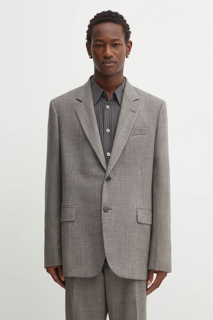 Takki OUR LEGACY Our Legacy Ceremony Wool Blazer Harmaa | M4250CB