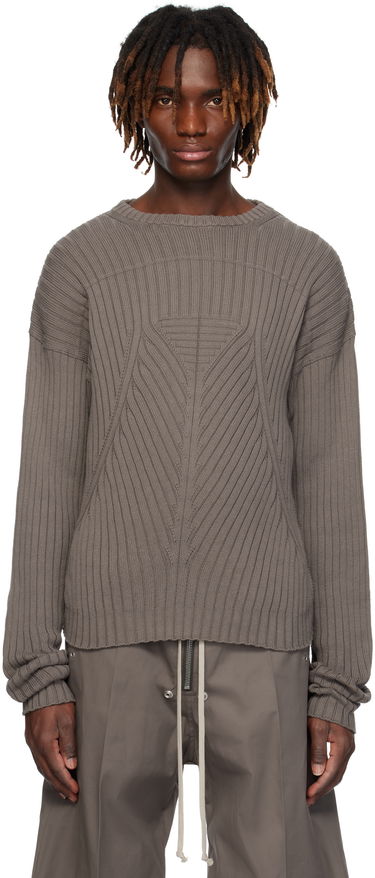 Villapaita Rick Owens Rick Owens Hollywood Round Neck Sweater Harmaa | RU01E5664 KEC, 0