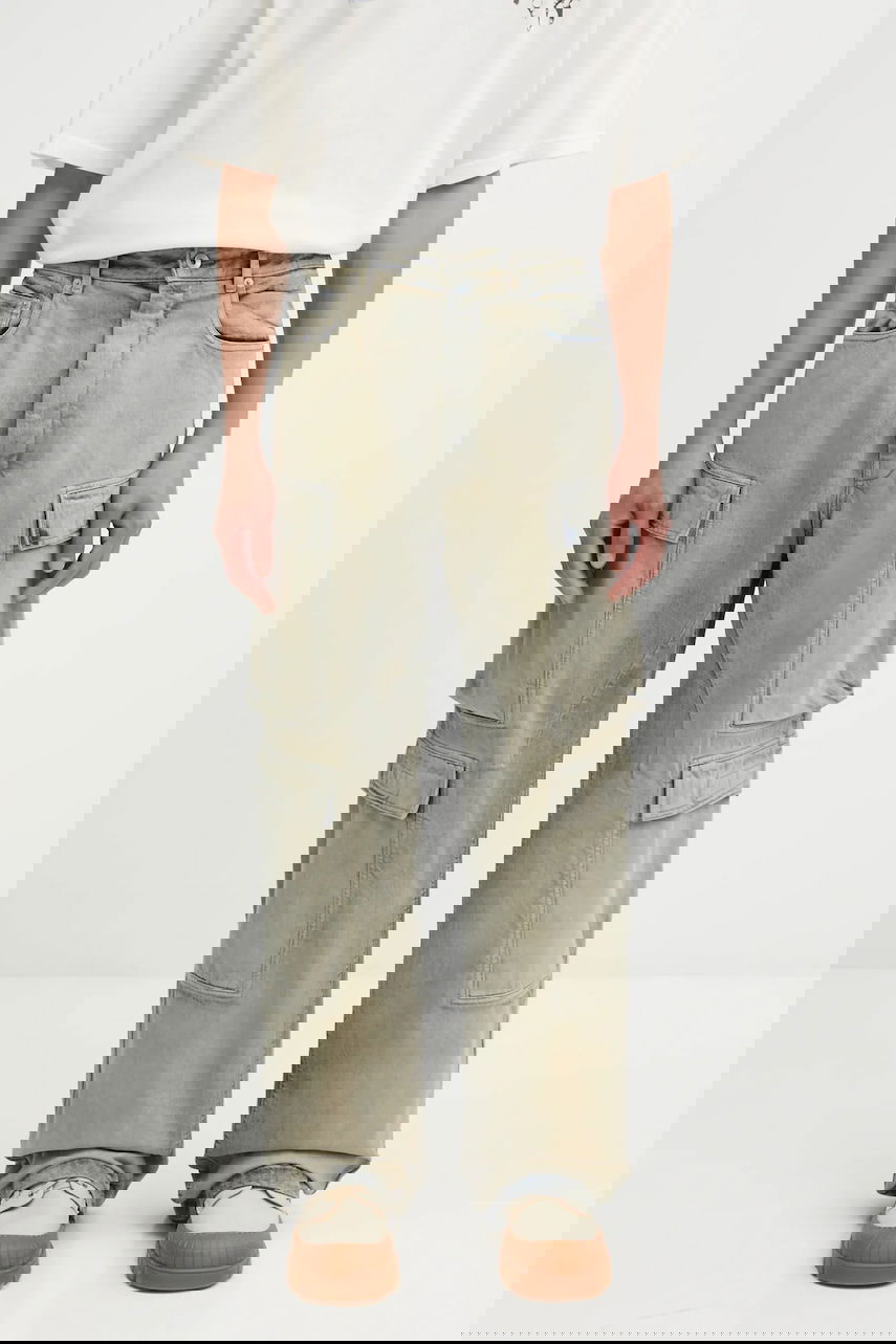 Jeans Rick Owens Rick Owens DRKSHDW Double Cargo Jeans Harmaa | DU02E7361.DMP, 0