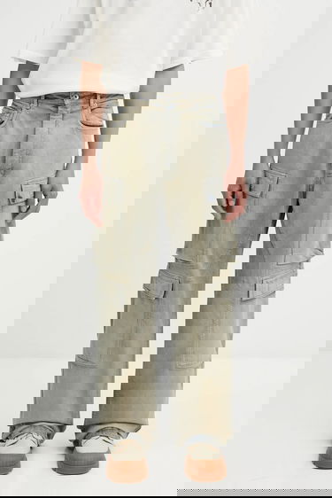 Jeans Rick Owens Rick Owens DRKSHDW Double Cargo Jeans Harmaa | DU02E7361.DMP, 0