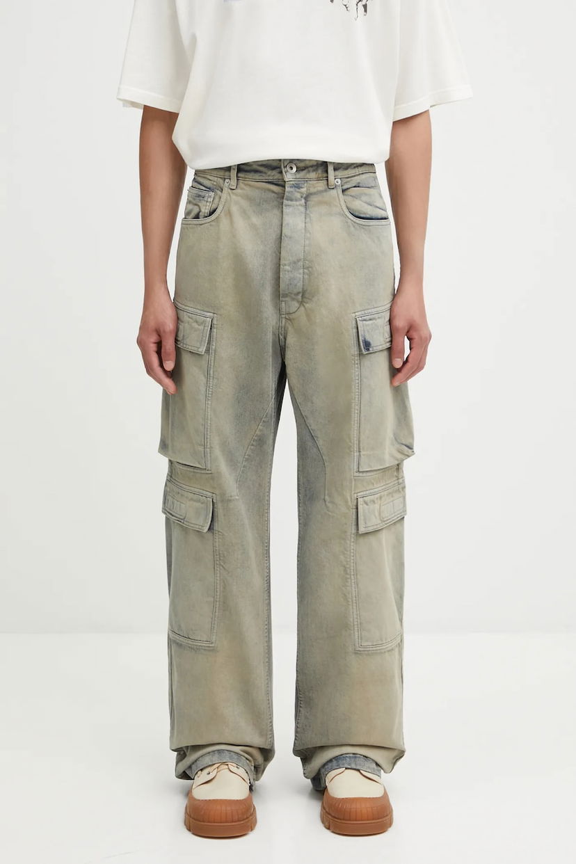 Jeans Rick Owens Rick Owens DRKSHDW Double Cargo Jeans Harmaa | DU02E7361.DMP