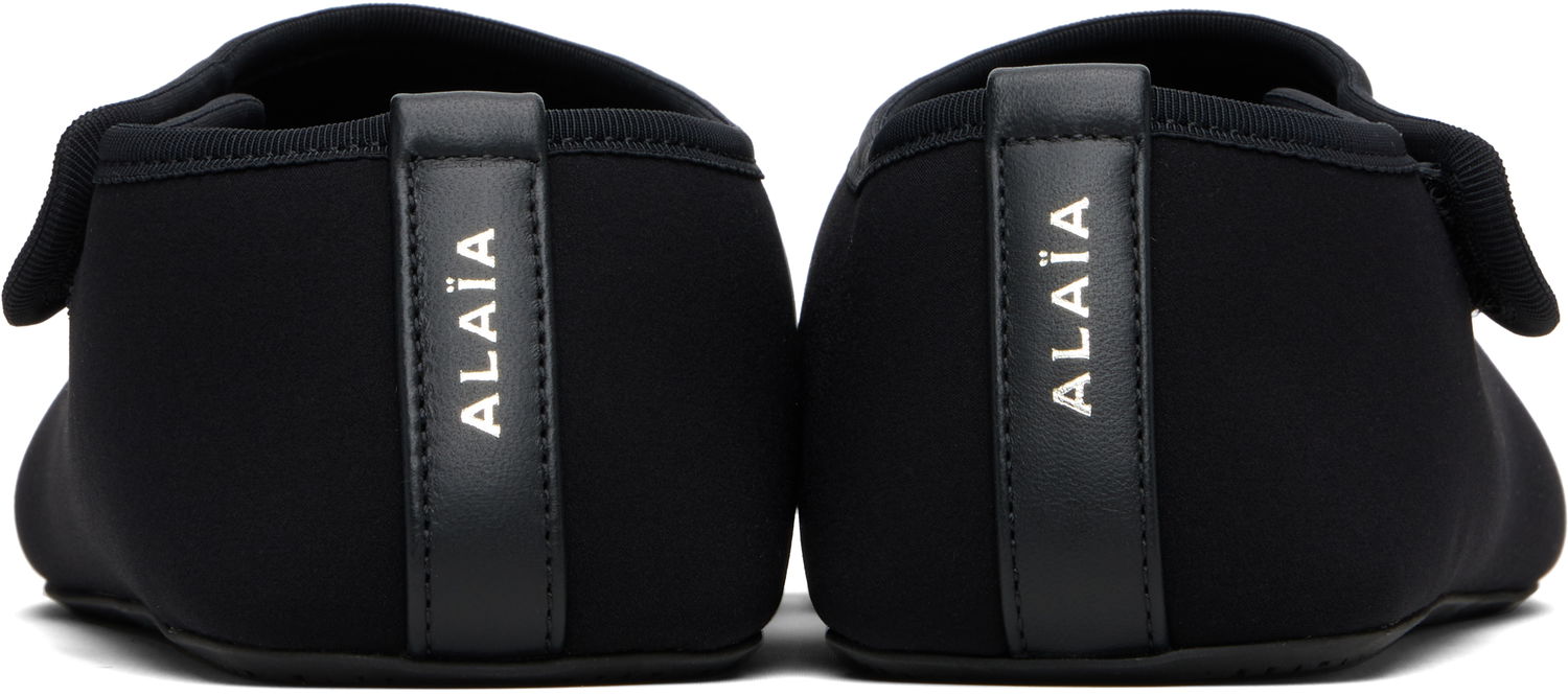 Tennarit ja kengät Alaïa ALAÏA Neoprene Ballerina Flats Musta | AA3A065A016, 1