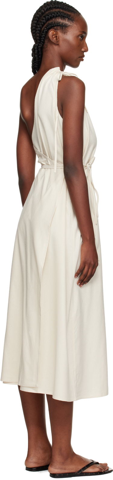 Mekko Baserange Baserange View One-Shoulder Midi Dress Valkoinen | DRVI-WS-AU25, 2