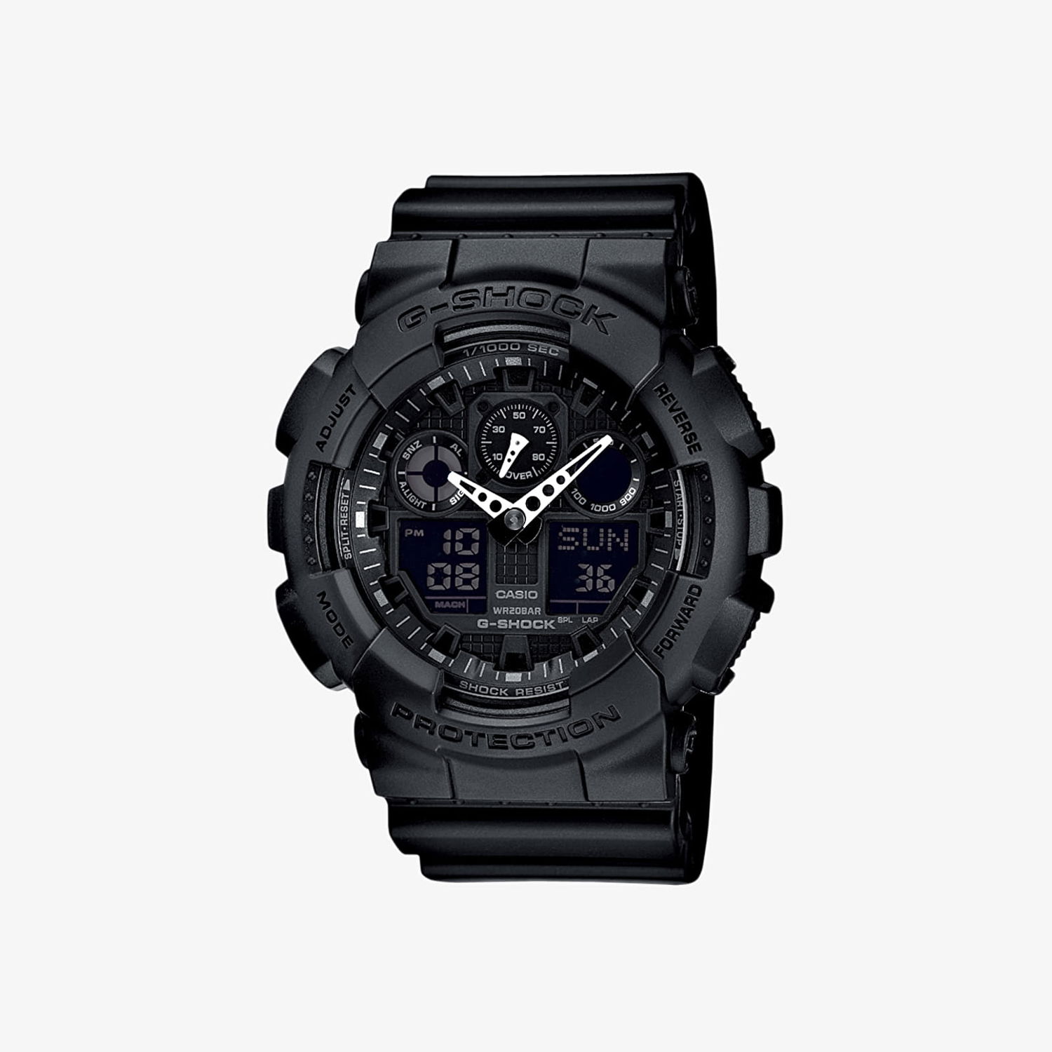 Katsella CASIO G-Shock GA-100-1A1ER Musta | GA-100-1A1ER, 0