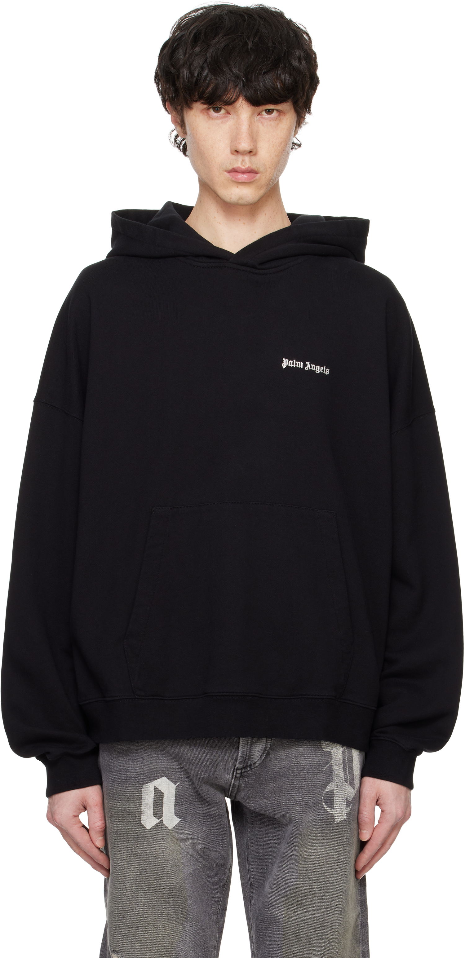 Huppari Palm Angels Hoodie Musta | PMBB153C99FLE0021003, 0