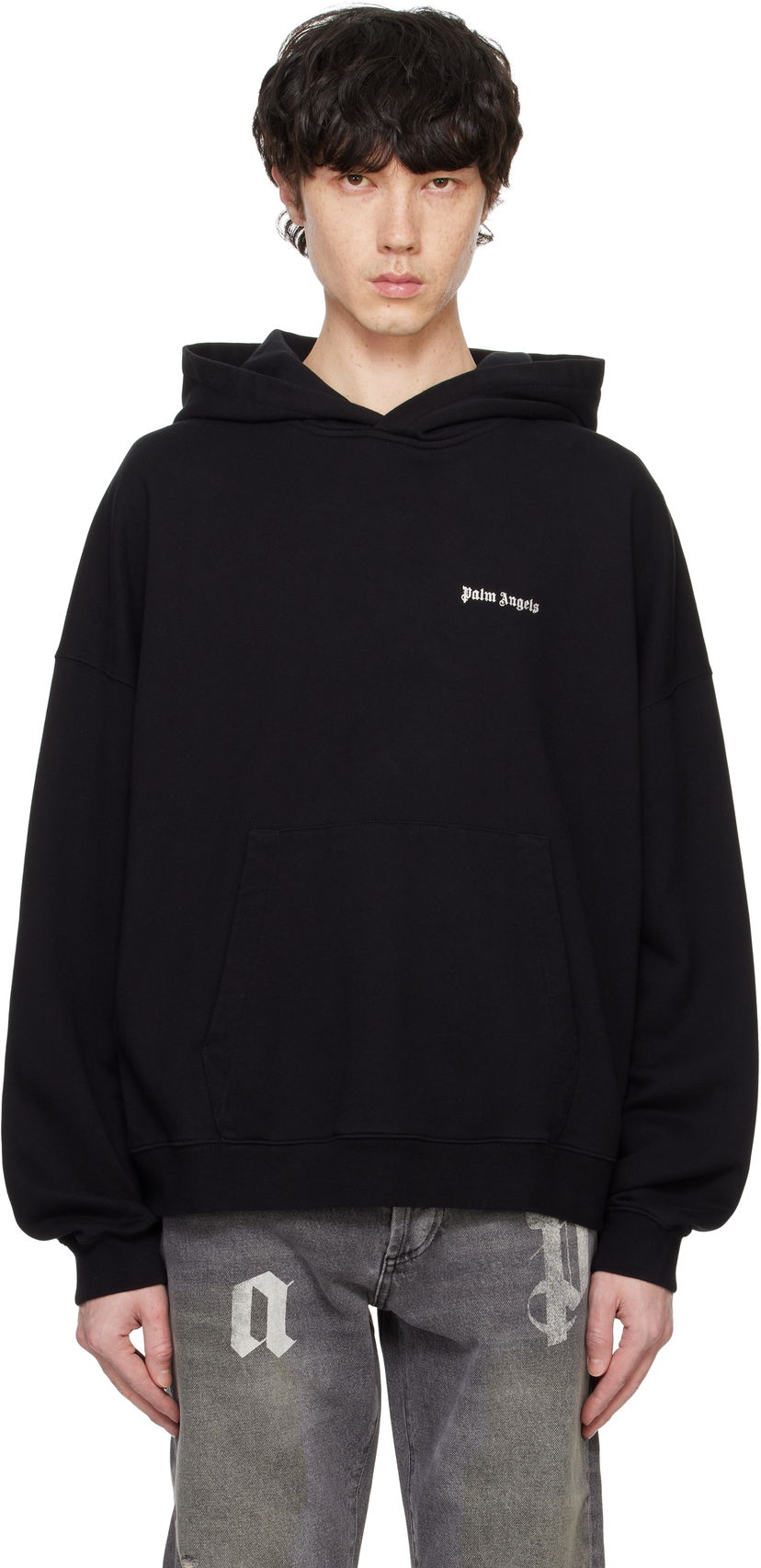 Huppari Palm Angels Hoodie Musta | PMBB153C99FLE0021003