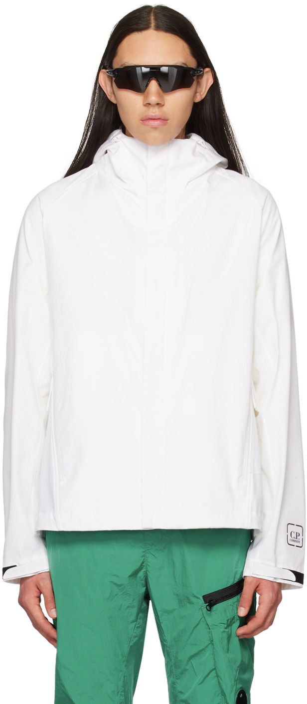 Takki C.P. Company Metropolis Series HyST Jacket Valkoinen | 14CMOW018A-006450A, 0