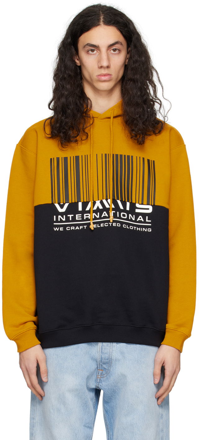 Huppari VETEMENTS VTMNTS International Graphic Print Hoodie Keltainen | VL16HD600M