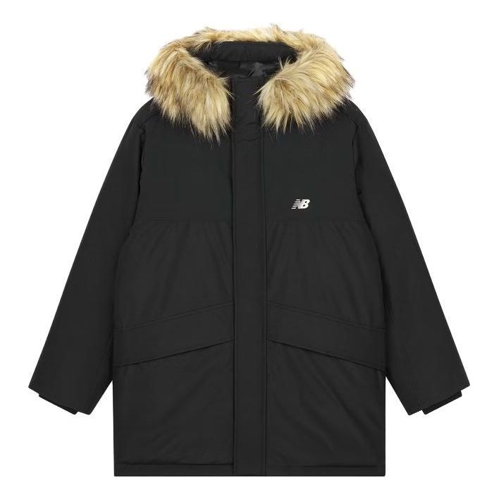 Parka New Balance Warm Long Parka Jacket Musta | AMJ33330-BK, 0