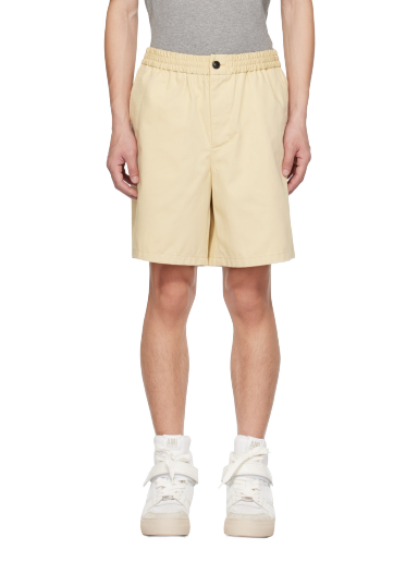 Shortsit AMI Elasticized Shorts Beige | HSO303.CO0020