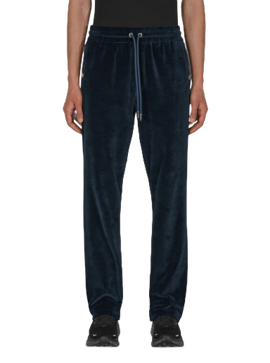 Verryttelyhousut Moncler Velvet Sweatpants Tummansininen | H20918H00009 778