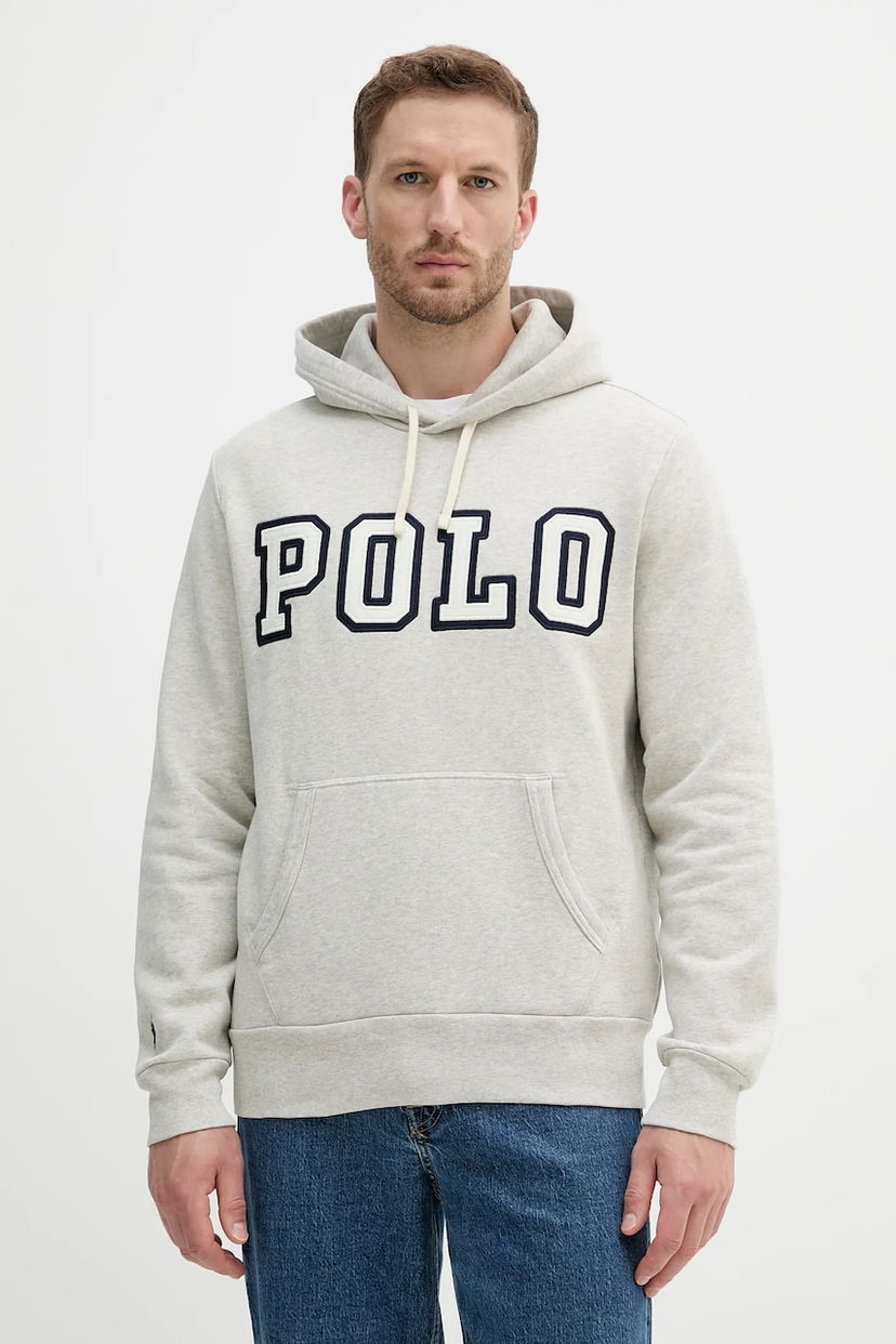 Huppari Polo by Ralph Lauren Polo Ralph Lauren Fleece Hoodie with Applique Logo Harmaa | 710972664