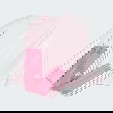 Verryttelypuku adidas Performance Essentials Joggers Set Vaaleanpunainen | JV9853, 0