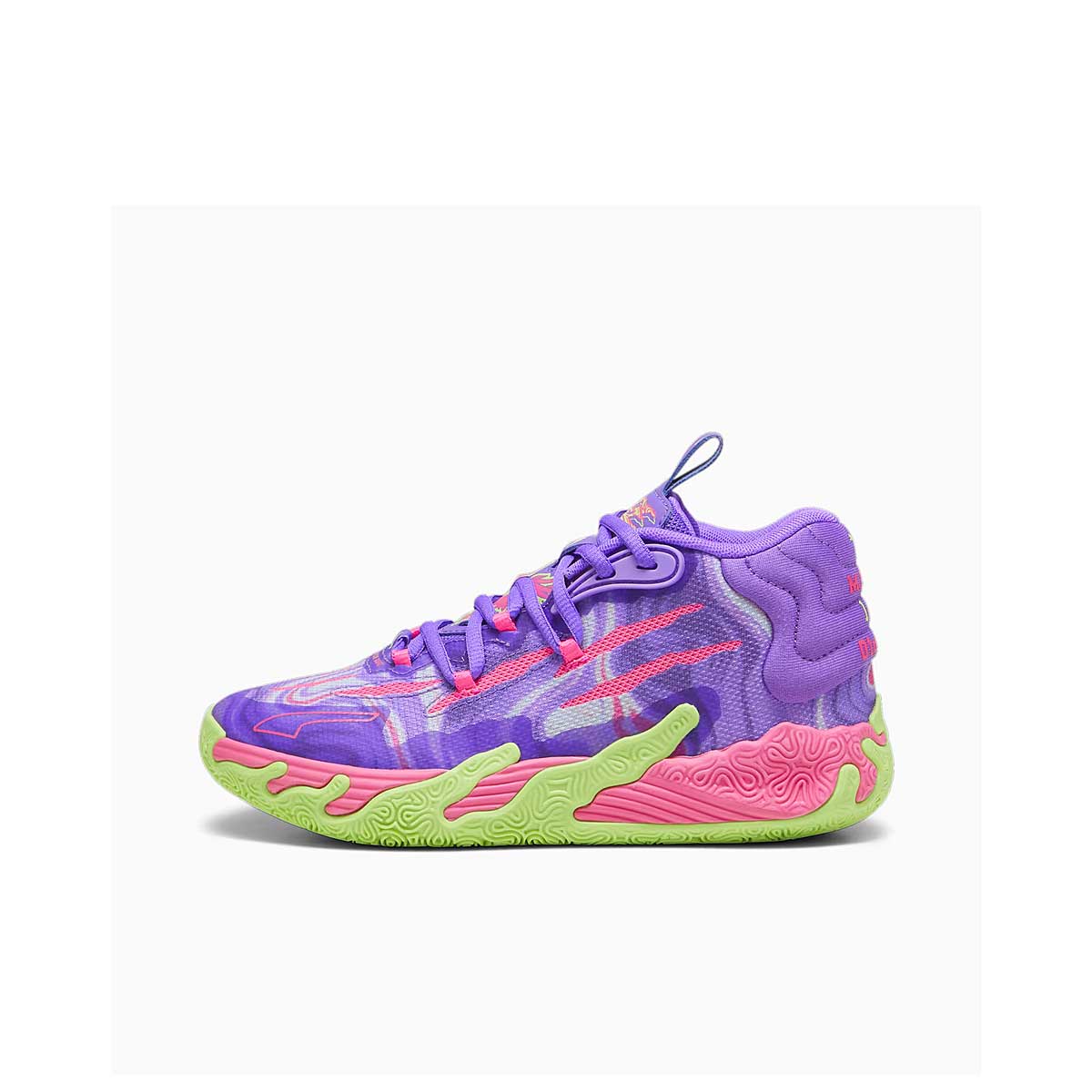 Tennarit ja kengät Puma MB.03 Toxic JR, viola Glimmer-verde Gecko Violetti | 379268_01, 1