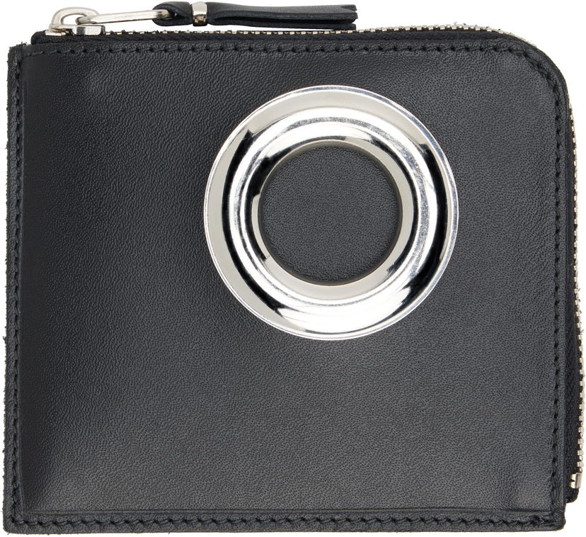 Lompakko Comme des Garçons COMME des GARÇONS Eyelet Zip Wallet Musta | SA3100SE